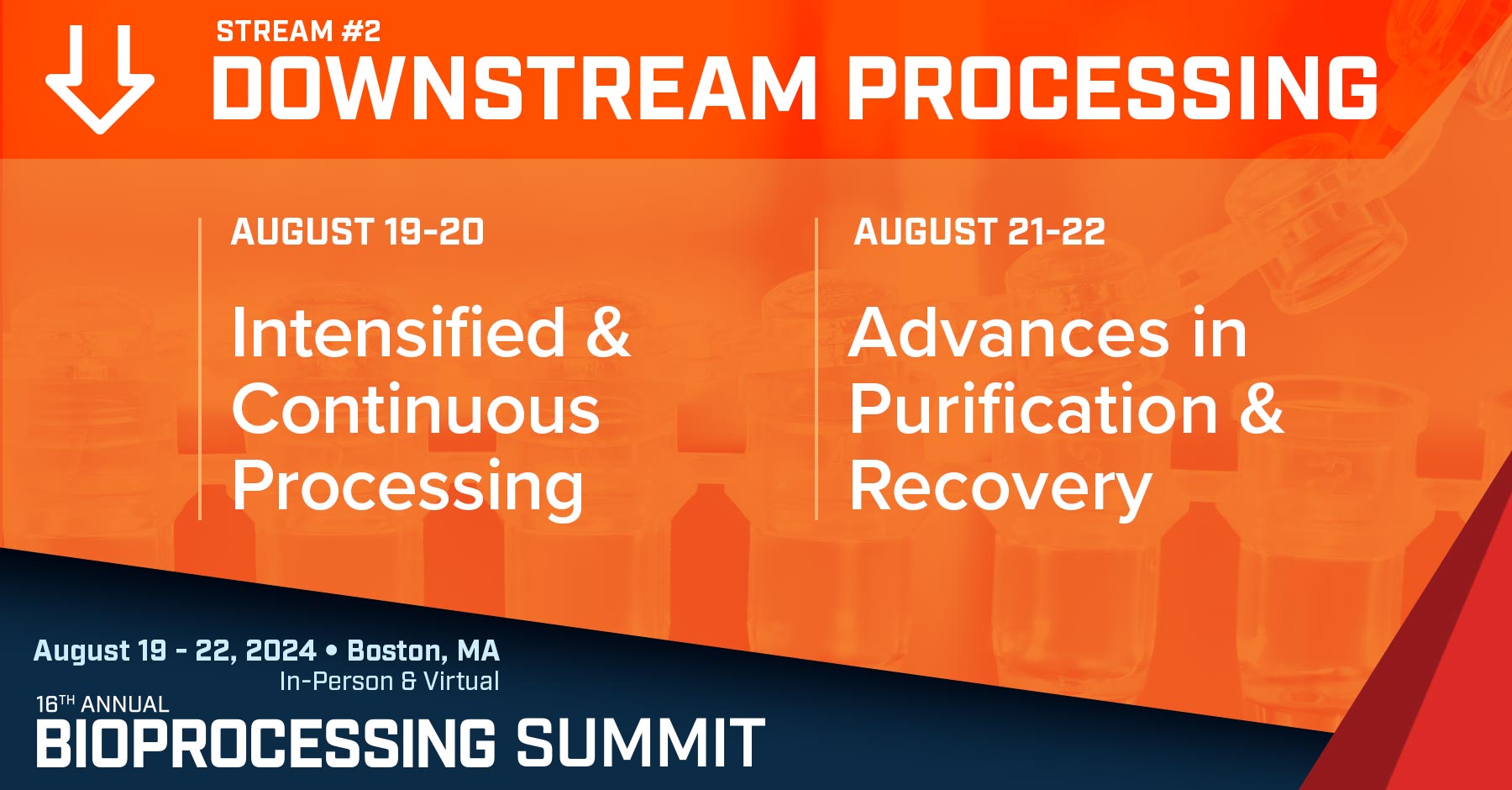 Intensified and Continuous Bioprocessing The Bioprocessing Summit
