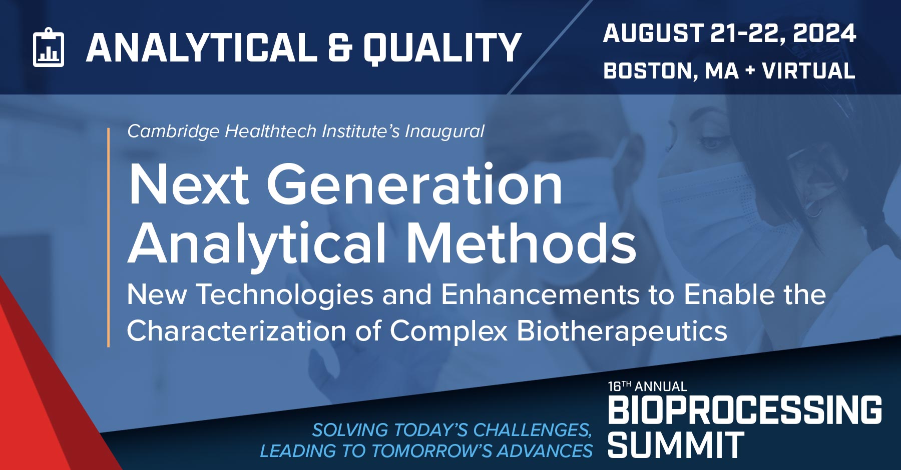 Next Generation Analytical Methods The Bioprocessing Summit August