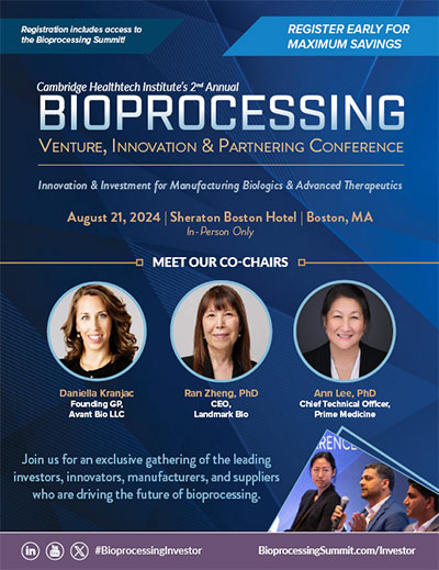2024 Bioprocessing Venture, Innovation & Partnering Conference Brochure